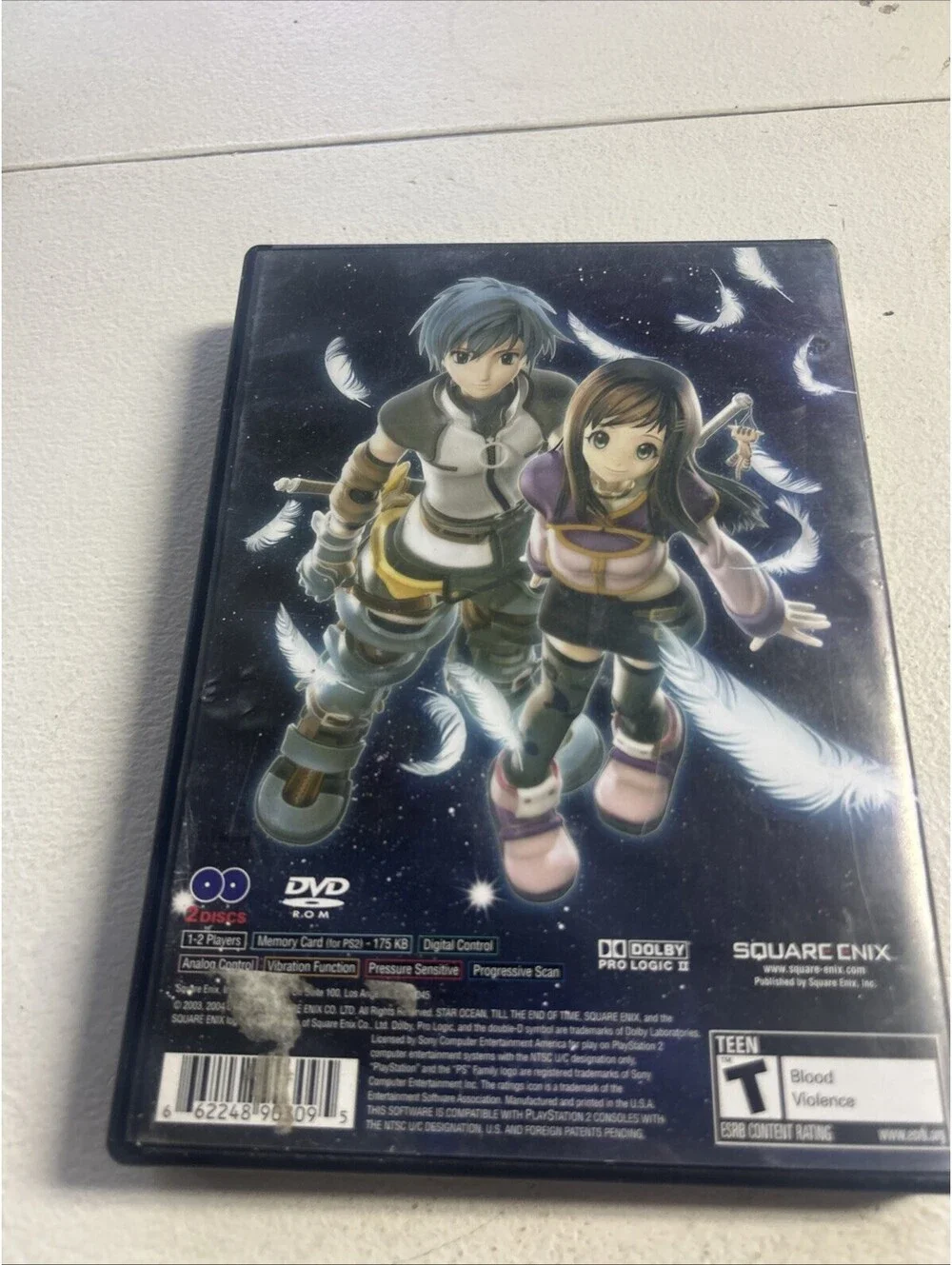 Star Ocean Till The End Of Time. Sony PlayStation 2 Game. For Ps2